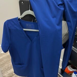 Royal Blue Medical Scrub Top & Pants